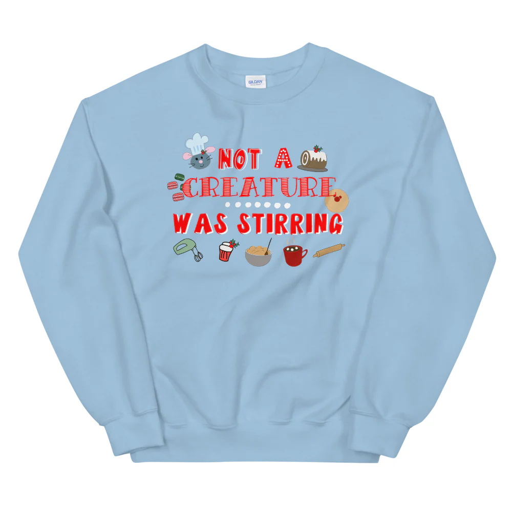 Remy Disney Christmas Sweatshirt Ratatouille Epcot Festival of Holidays Unisex Sweatshirt