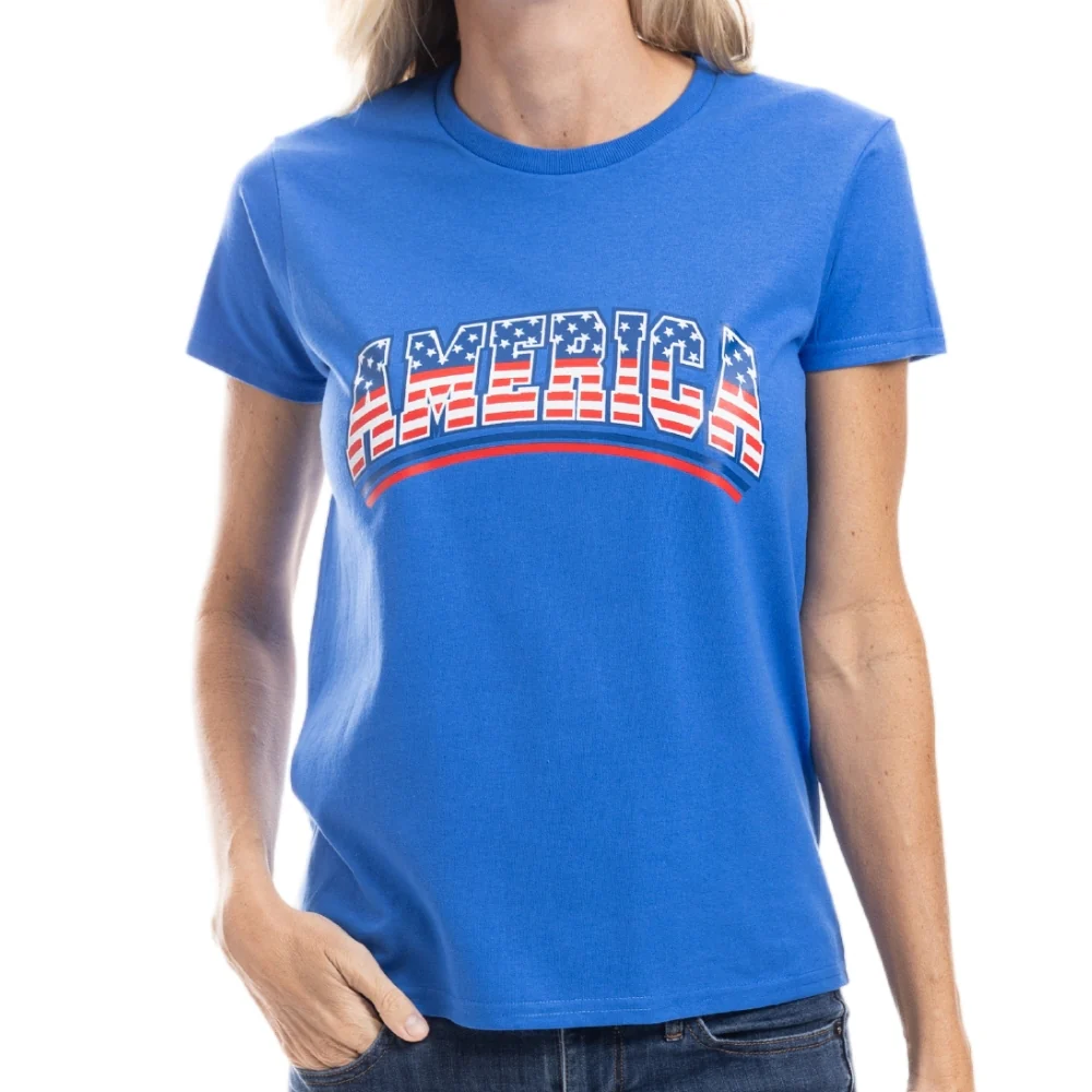 Women's America Stars and Stripes T-Shirt